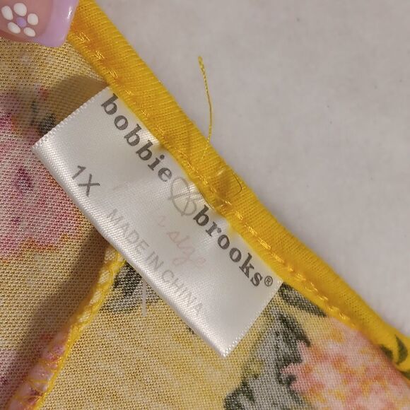 Bobbie Brooks Bell Sleeve Asymmetrical Tunic Top - Picture 6 of 7